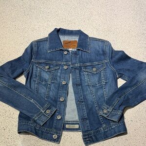 AG Adriano Goldschmied Blue Denim Jacket
